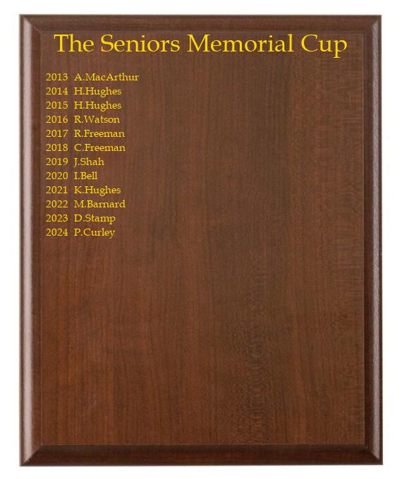 Seniors Memorial Cup